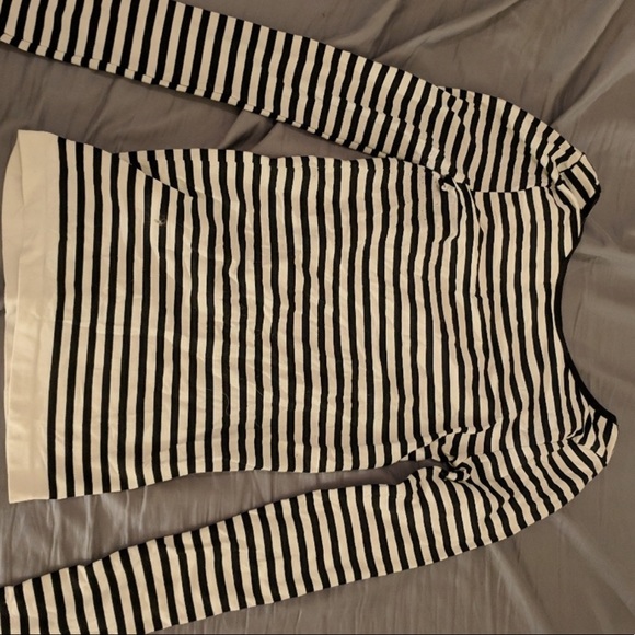 Seamless striped low back free people long sleeve - Picture 3 of 4